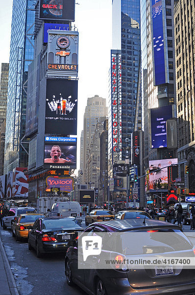 Times Square am Abend New York USA