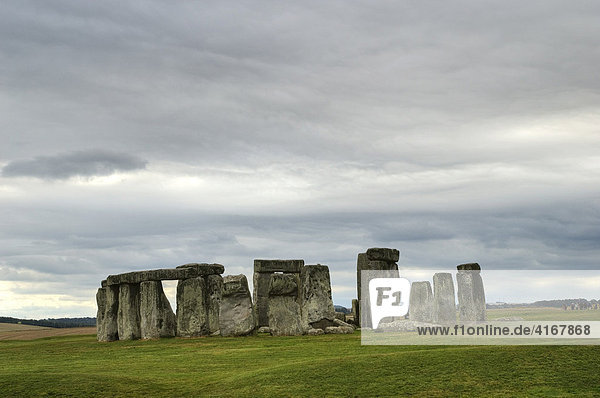 Stonehenge Steinkreis  Wiltshire  England  Europa