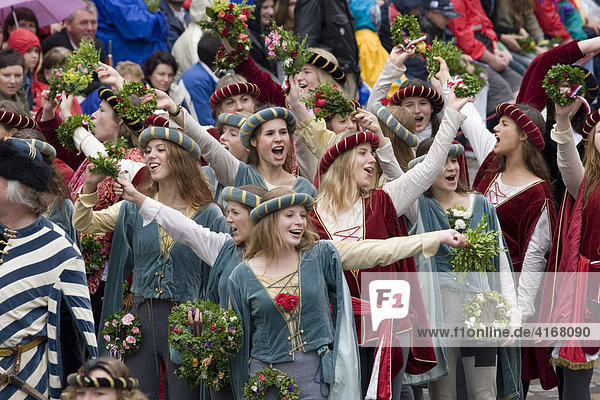 Landshuter Hochzeit Hochzeitszug Landshut Niederbayern