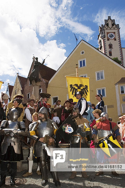 Emporer festival in Füssen - Fuessen - Bavaria Germany