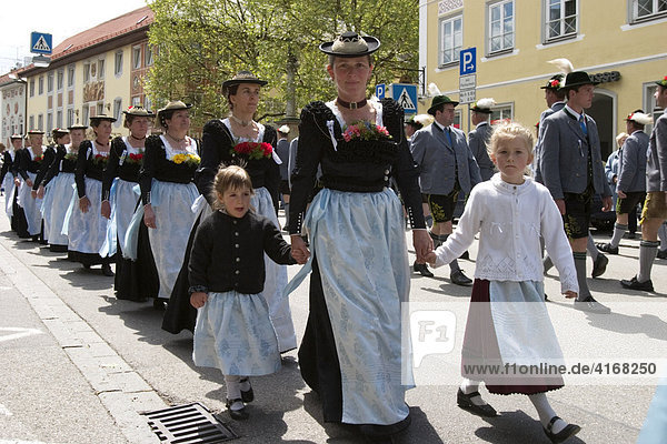 Costume and Riflemen's Procession in Wolfratshausen - Bavaria