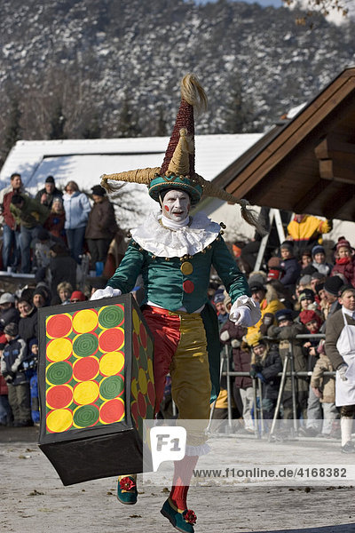 Carnival tradition Telfer Schleicherlaufen - Telfs Tyrol Austria
