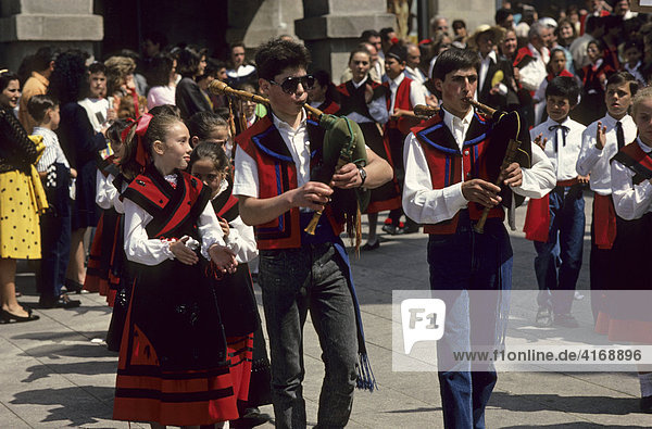 Fiesta in Lugo Galicia Spain