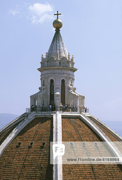 Dome of Santa Maria del Fiore church Florence Tuscany Italy
