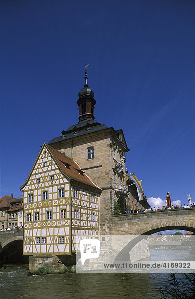 Bayern Oberfranken Bamberg Altes Rathaus