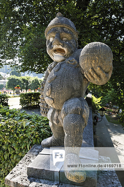Dwarf in Zwerglgarten (Dwarf Garden) Salzburg Austria
