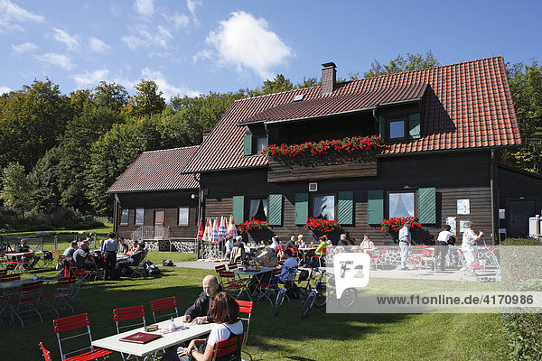 Thüringer Hütte  Rhön  Unterfranken  Bayern  Deutschland