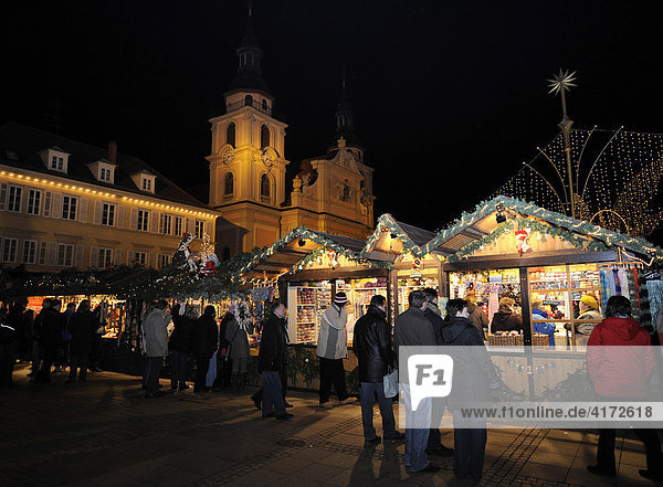 Barock-Weihnachtsmarkt Ludwigsburg  Baden-Württemberg  Deutschland