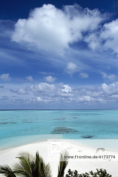 Strand  Olhuveli  Süd-Atoll  Malediven