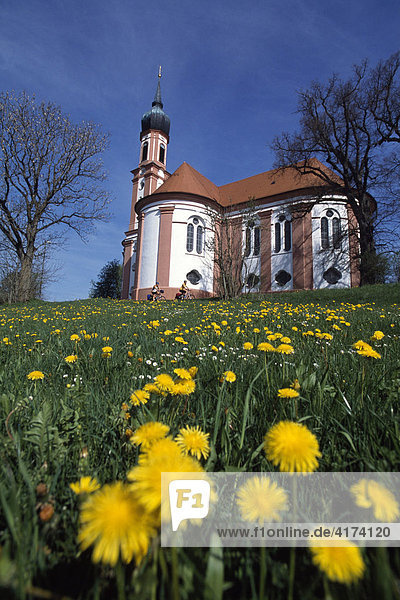 König Ludwig-Tour  Basilika  Vilgertshofen  Allgäu  Bayern  Deutschland