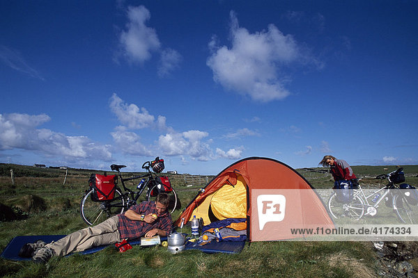 Bikers Camping  Ireland