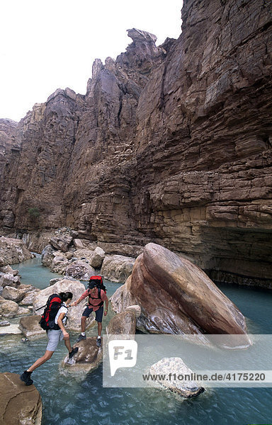 Trekking  Canyoning  Wadi Mujib  Jordan