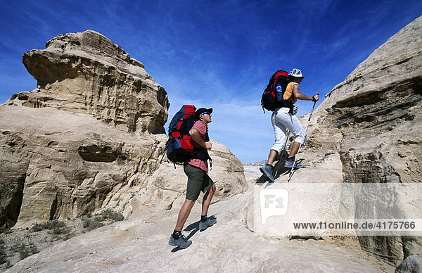 Trekking  Petra  Jordan  Asia