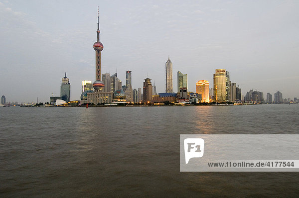 Skyline Shanghai  China.