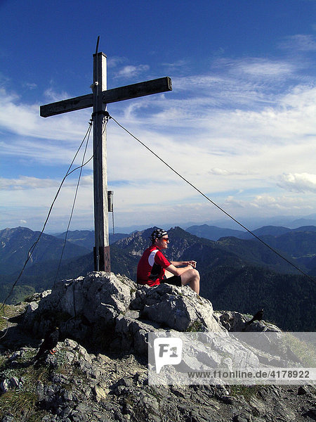 Gipfelkreuz  Risserkogel  Bayern  Deutschland
