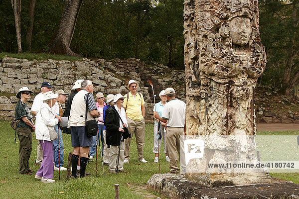 Maya-König  Copan Ruinas  Copan  Honduras