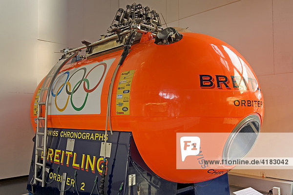 Breitling Orbiter 2 Balloon Gondola  Museum of Transport  Lucerne  Switzerland