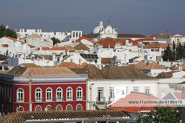 Old town  Tavira  Algarve  Portugal