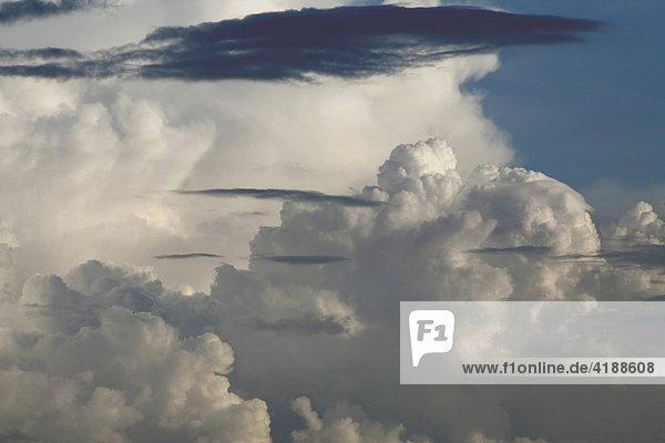 Cloud formations in the sky
