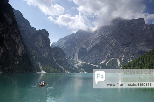 Pragser Wildsee  Lago di Braies  Pustertal  Südtirol Italien