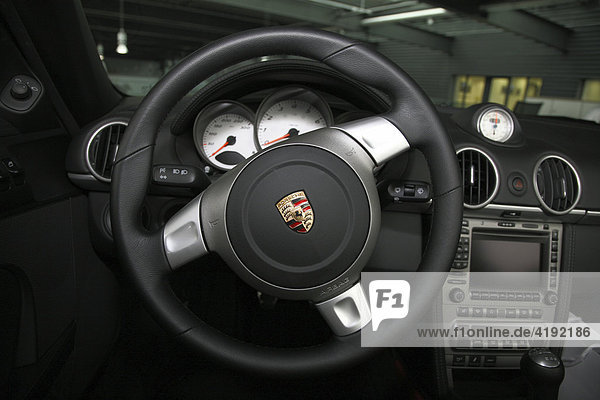 Porsche Lenkrad mit Armaturen