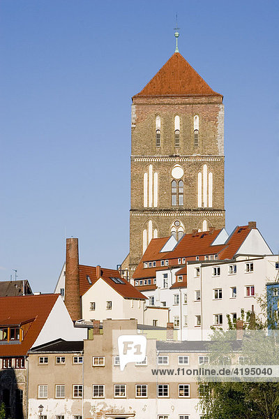 Nikolaikirche in Rostock  Mecklenburg-Vorpommern  Deutschland