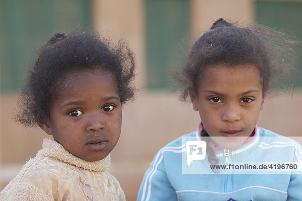 Zwei lybische Kinder  Lybien