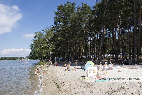 Camping site Borny  Lake Macha  Stare Splavy  Czechia