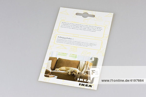 Ikea gift certificate  gift card