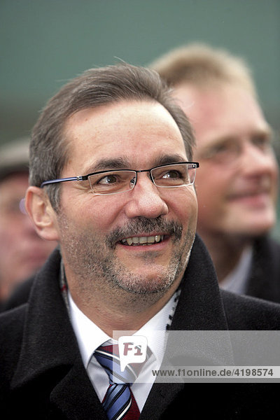 Der SPD-Vorsitzende und brandenburgische Ministerpräsident Matthias Platzeck