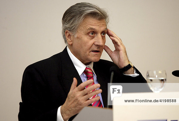 Der Präsident der Europäischen Zentralbank  Jean-CLaude Trichet