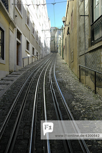Standseilbahn  Lissabon  Portugal