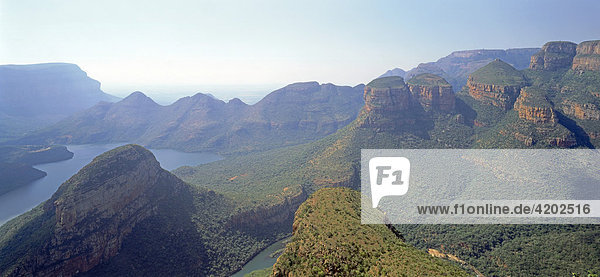 The three Rondavels in the Blyde River Canyon  South Africa