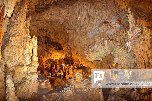 Tropfsteinhöhlen von Dirou  Peloponnes  Griechenland