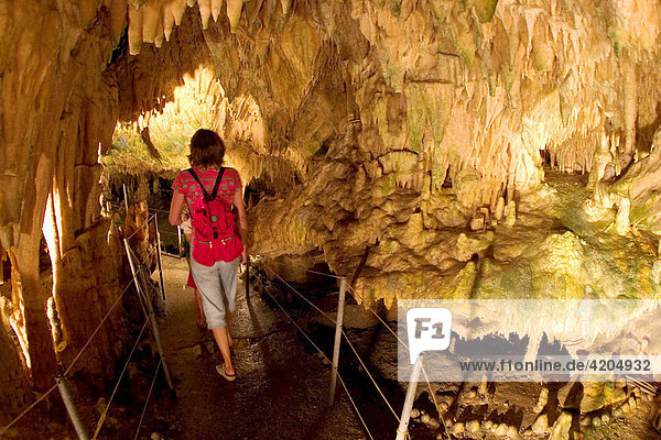 Tropfsteinhöhlen von Dirou  Peloponnes  Griechenland