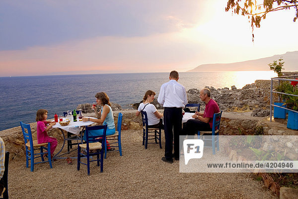 Taverne Lelas Kardamili  Peloponnes  Griechenland