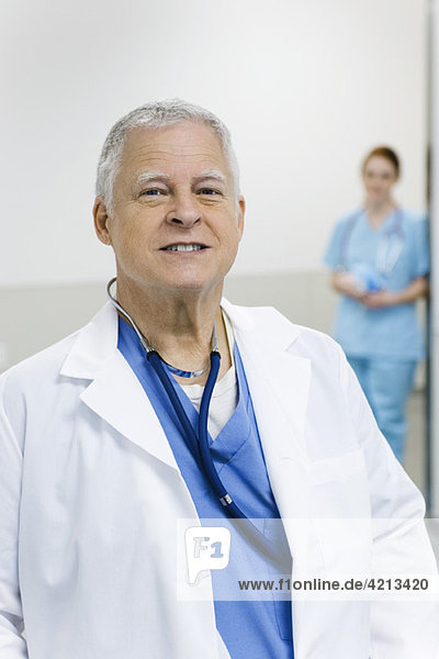 Doctor smiling   portrait