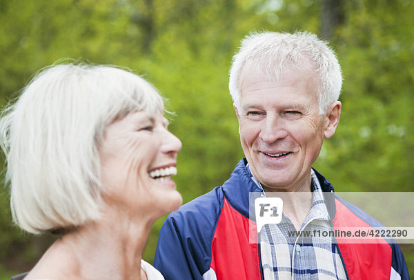 Happy senior citizens