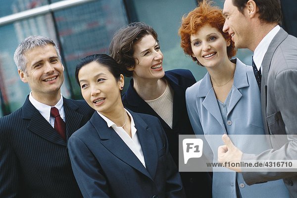 Group of business executives  portrait