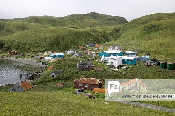 Sommer Dorf Insel Ethnisches Erscheinungsbild Antarktis