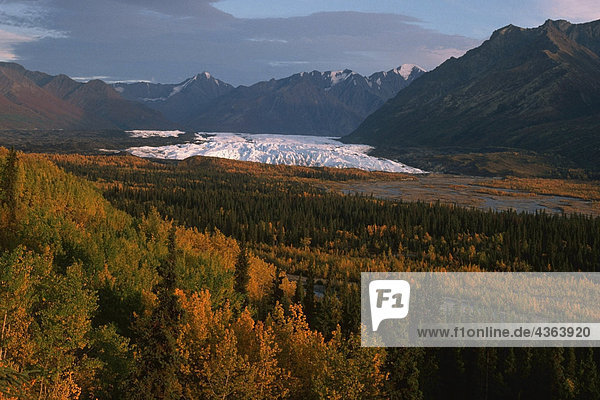 Matanuska-Gletscher Herbst landschaftlich South Central AK