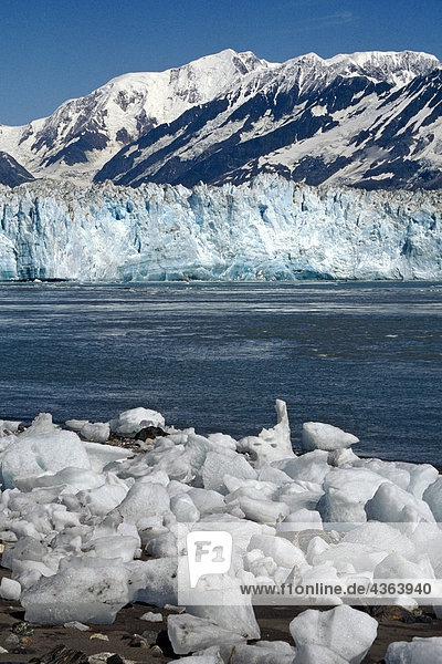 Hubbard-Gletscher im eisigen Bay SE Alaska Sommer