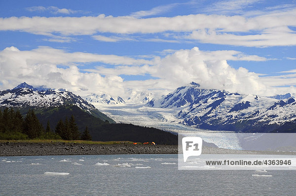 Szenische Ansicht des Gletschers Yale College Fjord  Prince William Sound  Alaska