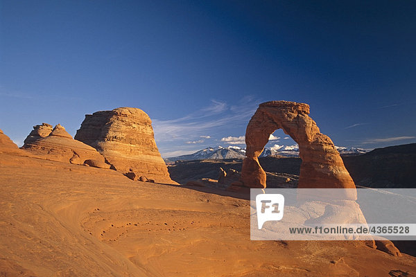 Zarte Bogen in Arches Nationalpark Utah USA