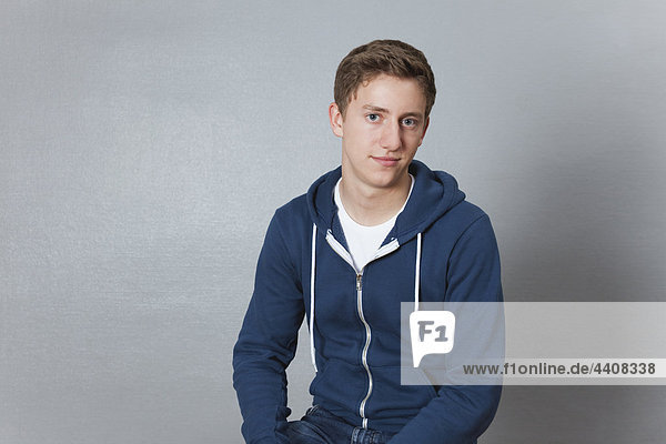 Teenager Junge lächelnd  Portrait