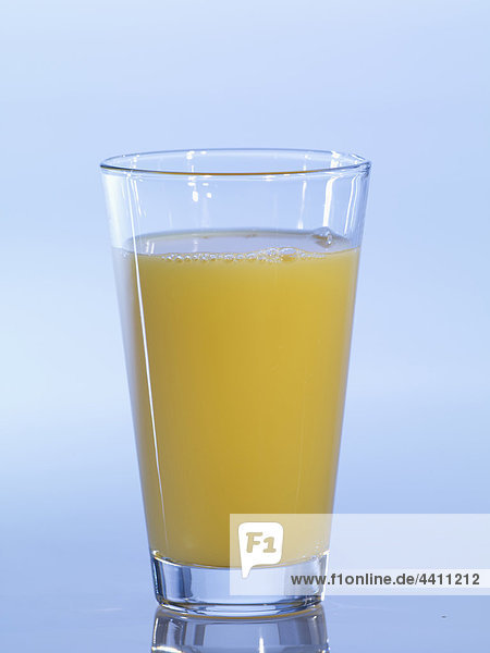 Glas Orangensaft  Nahaufnahme