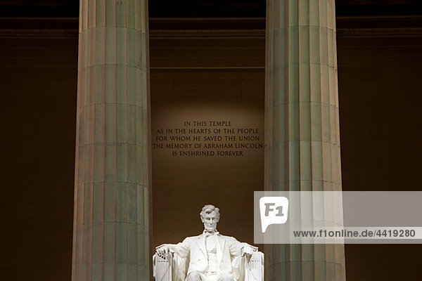 Lincoln Memorial  Washington DC  USA