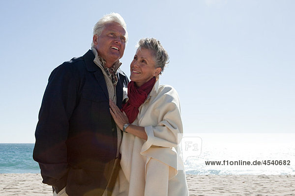Mature couple by the sea