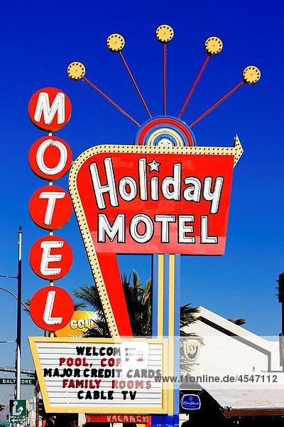 Holiday Motel  Las Vegas  Nevada  USA