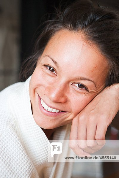 Porträt von Lächelnde Frau